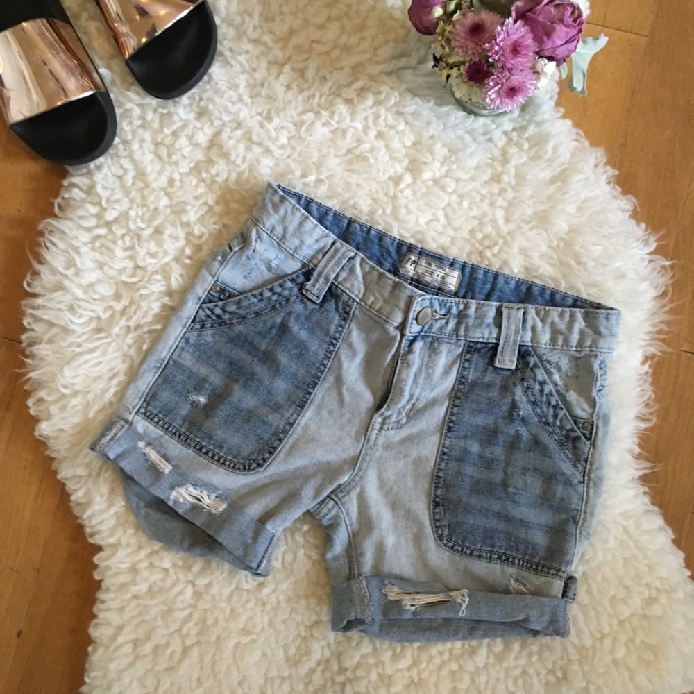 FREE PEOPLE denim shorts